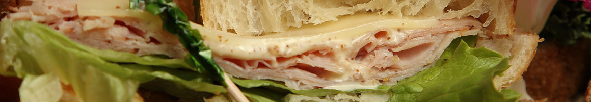 Eating Deli Sandwich at The Fleetwood Deli Cafe restaurant in Mt Vernon, NY.